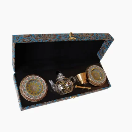 Luxus blau Geschenkbox von safran